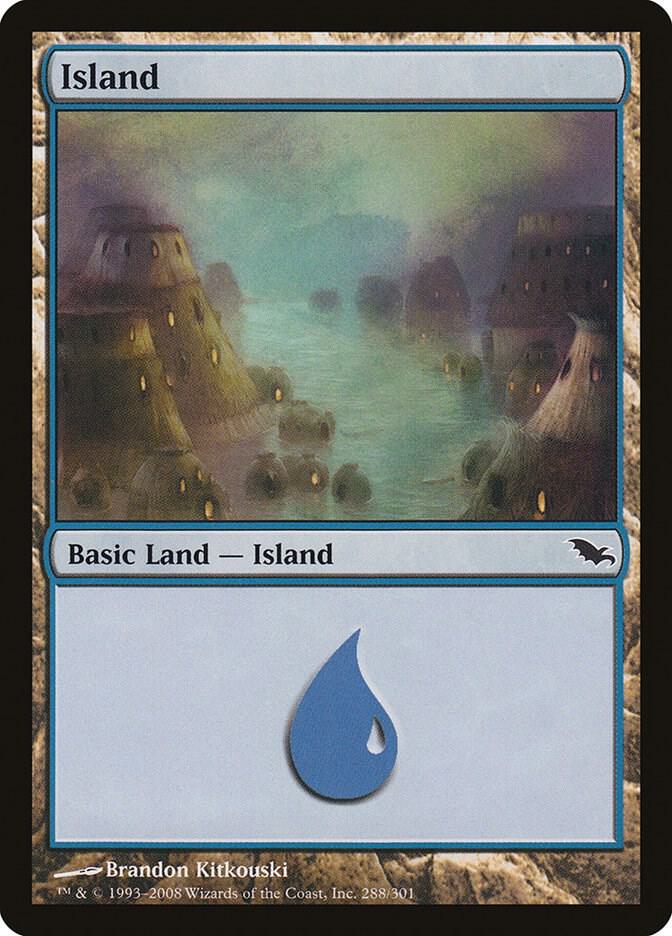 Island 288 288 (Shadowmoor)  - Foil | Good Games Adelaide SA
