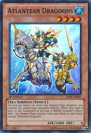 Atlantean Dragoons [SDRE-EN002] Super Rare | Good Games Adelaide SA