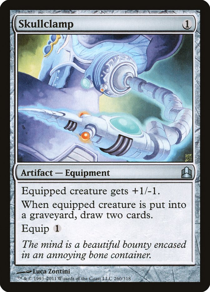 Skullclamp [Commander 2011] | Good Games Adelaide SA