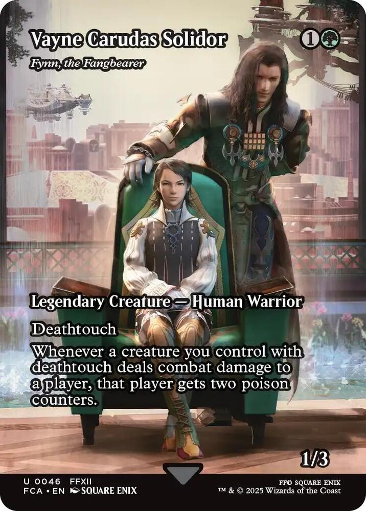 Vayne Carudas Solidor Fynn the Fangbearer 46/0 (FINAL FANTASY: Through the Ages)  - Showcase Foil | Good Games Adelaide SA