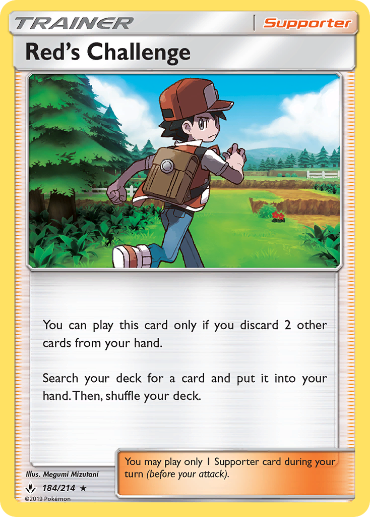 Red's Challenge (184/214) [Sun & Moon: Unbroken Bonds] | Good Games Adelaide SA