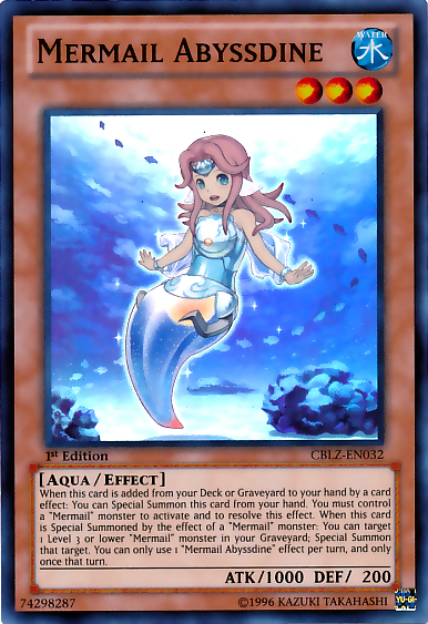 Mermail Abyssdine [CBLZ-EN032] Super Rare | Good Games Adelaide SA
