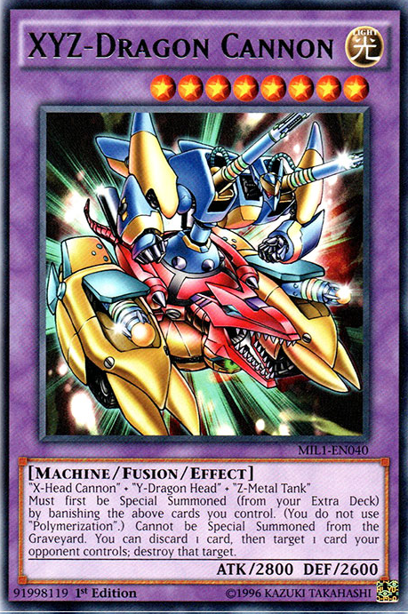 XYZ-Dragon Cannon [MIL1-EN040] Rare | Good Games Adelaide SA