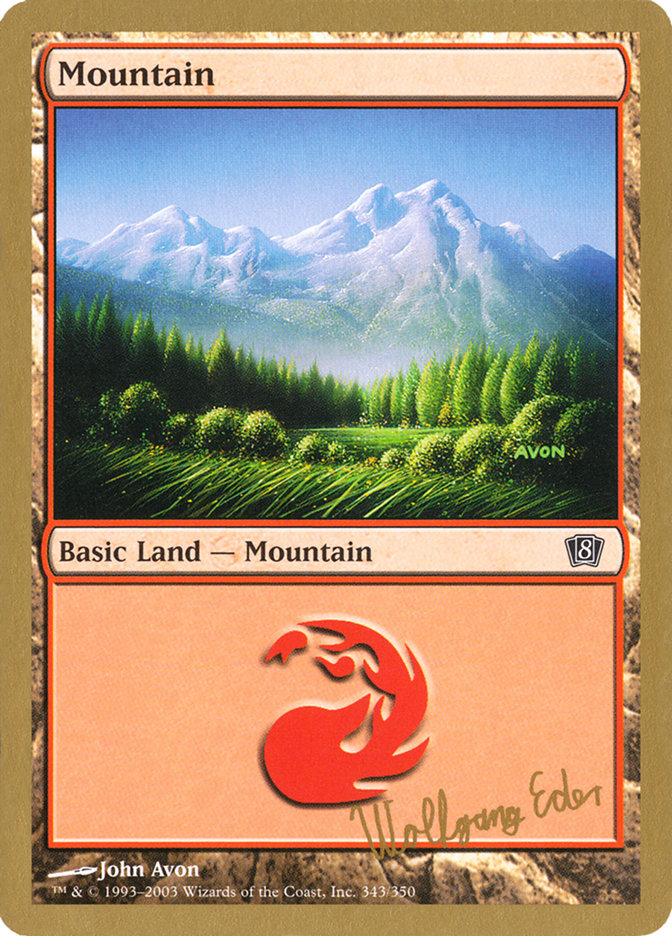 Mountain (we343) (Wolfgang Eder) [World Championship Decks 2003] | Good Games Adelaide SA
