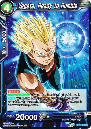 Vegeta, Ready to Rumble [BT11-053] | Good Games Adelaide SA