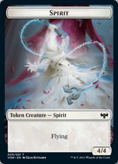 Insect // Spirit (003) Double-sided Token [Innistrad: Crimson Vow Tokens] | Good Games Adelaide SA