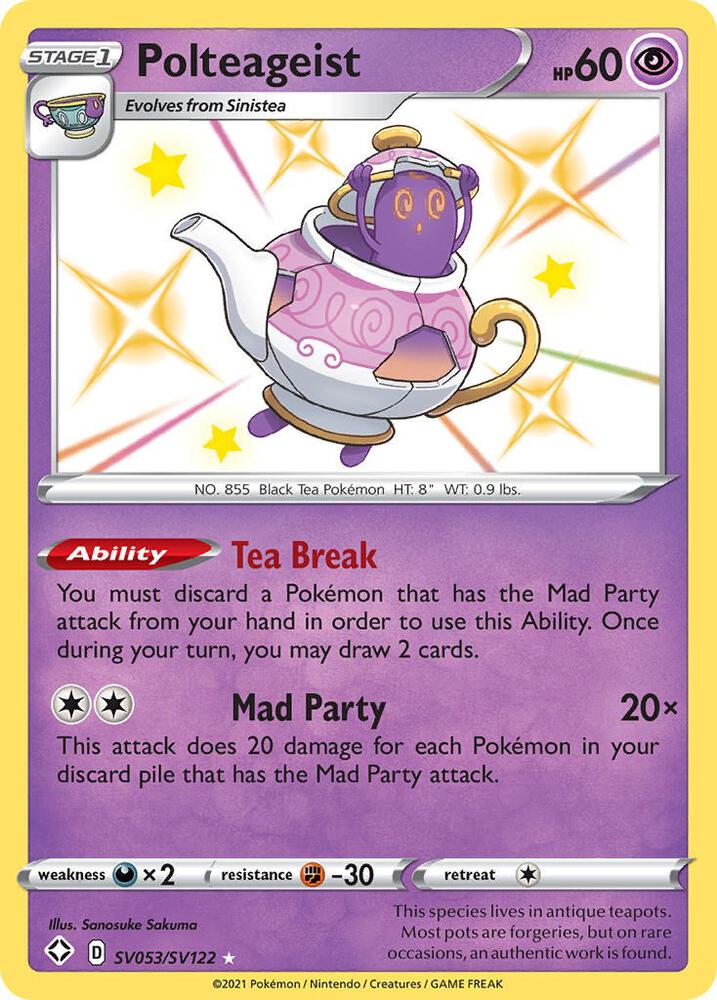 Polteageist SV053/SV122 (Shining Fates: Shiny Vault)  - Holofoil | Good Games Adelaide SA