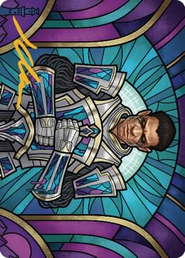 Aron Benalias Ruin Art Card Gold Stamped Signature 43 (Art Series: Dominaria United)  | Good Games Adelaide SA