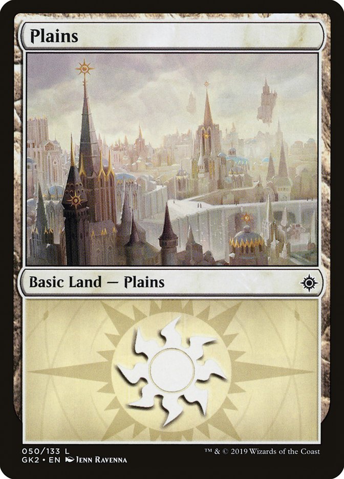 Plains (50) [Ravnica Allegiance Guild Kit] | Good Games Adelaide SA