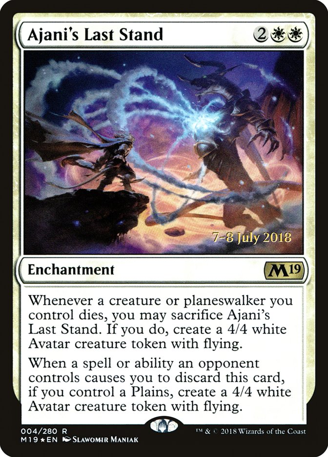 Ajani's Last Stand [Core Set 2019 Promos] | Good Games Adelaide SA