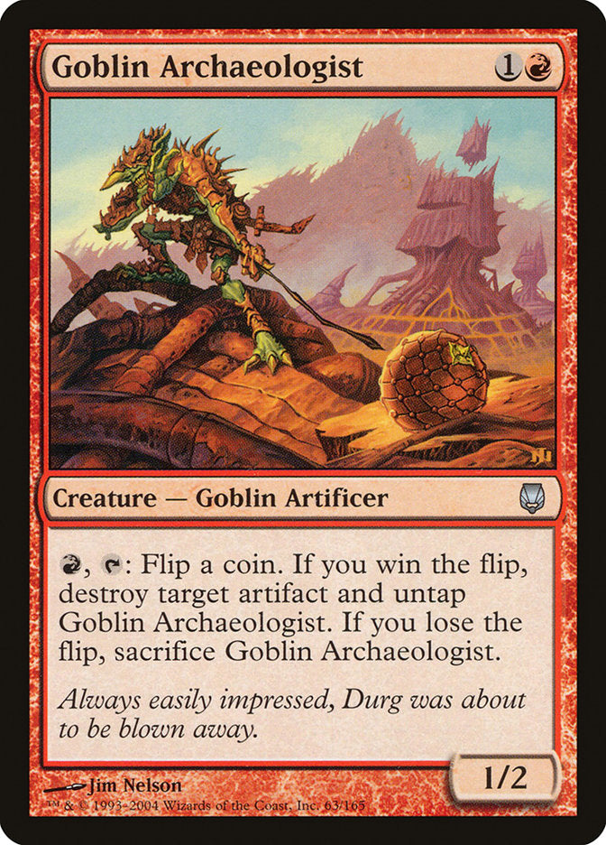 Goblin Archaeologist 63 (Darksteel)  - Foil | Good Games Adelaide SA