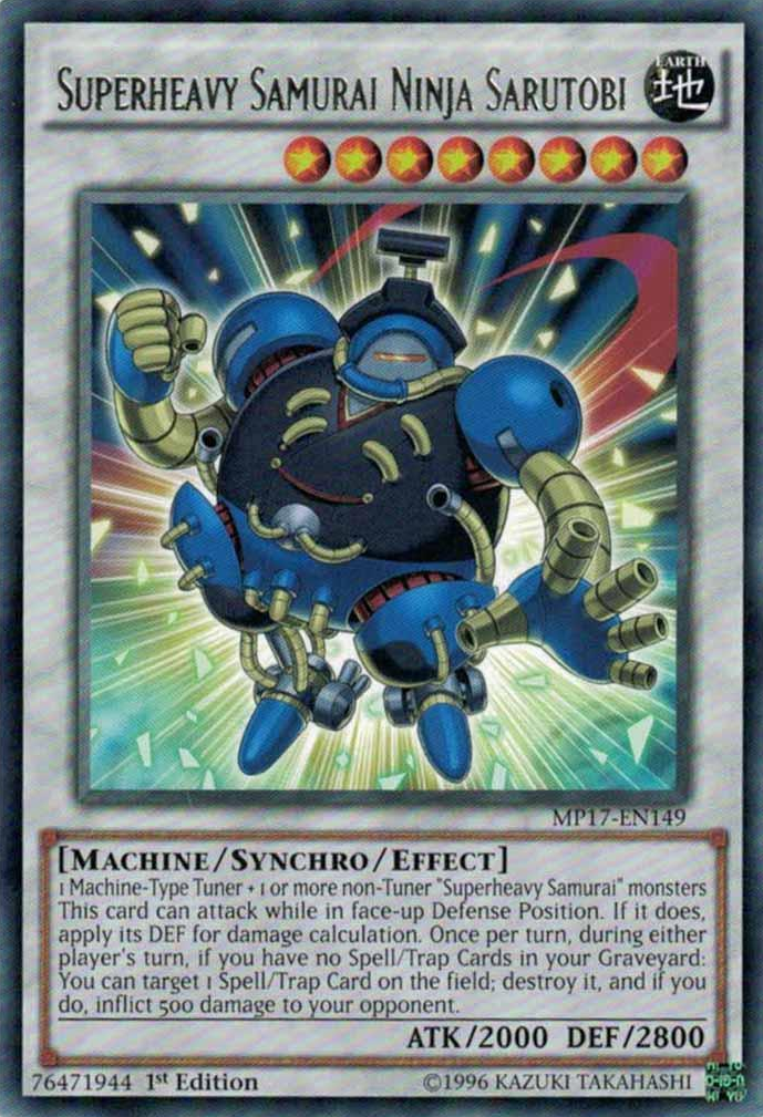 Superheavy Samurai Ninja Sarutobi [MP17-EN149] Rare | Good Games Adelaide SA
