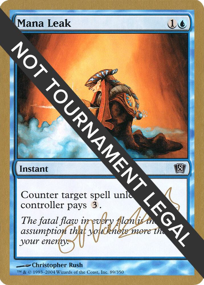 Mana Leak 2004 Gabriel Nassif 8ED  (World Championship Decks)  | Good Games Adelaide SA