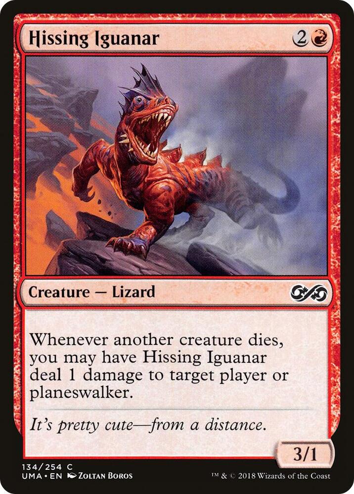 Hissing Iguanar 134 (Ultimate Masters)  - Foil | Good Games Adelaide SA