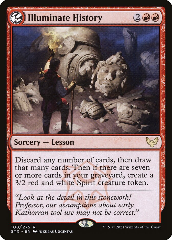 Illuminate History 108 (Strixhaven: School of Mages)  - Foil | Good Games Adelaide SA