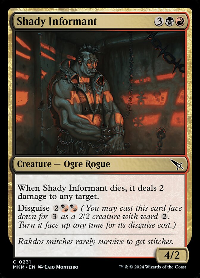 Shady Informant 231 (Murders at Karlov Manor)  | Good Games Adelaide SA