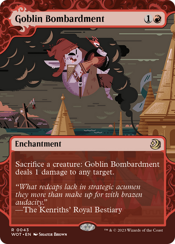 Goblin Bombardment [Wilds of Eldraine: Enchanting Tales] | Good Games Adelaide SA
