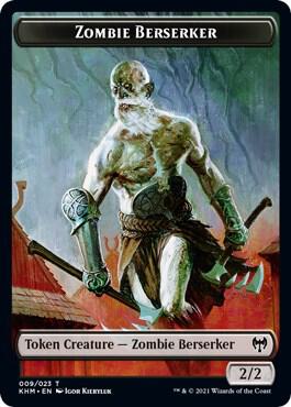 Zombie Berserker Token 9 (Kaldheim)  | Good Games Adelaide SA