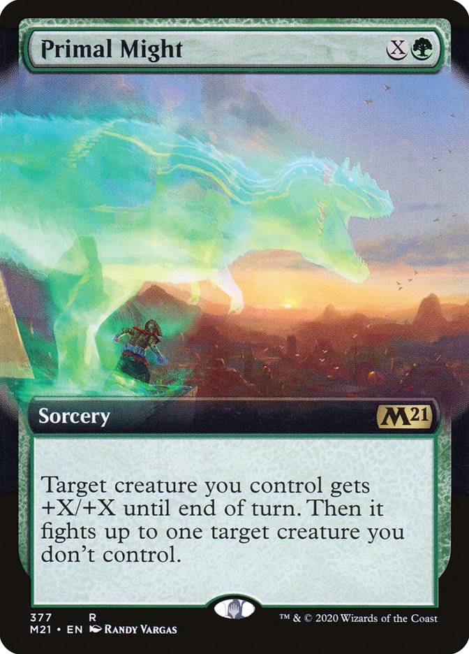 Primal Might (Extended Art) [Core Set 2021] | Good Games Adelaide SA