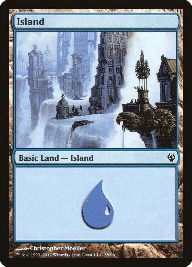 Island (38) [Duel Decks: Izzet vs. Golgari] | Good Games Adelaide SA