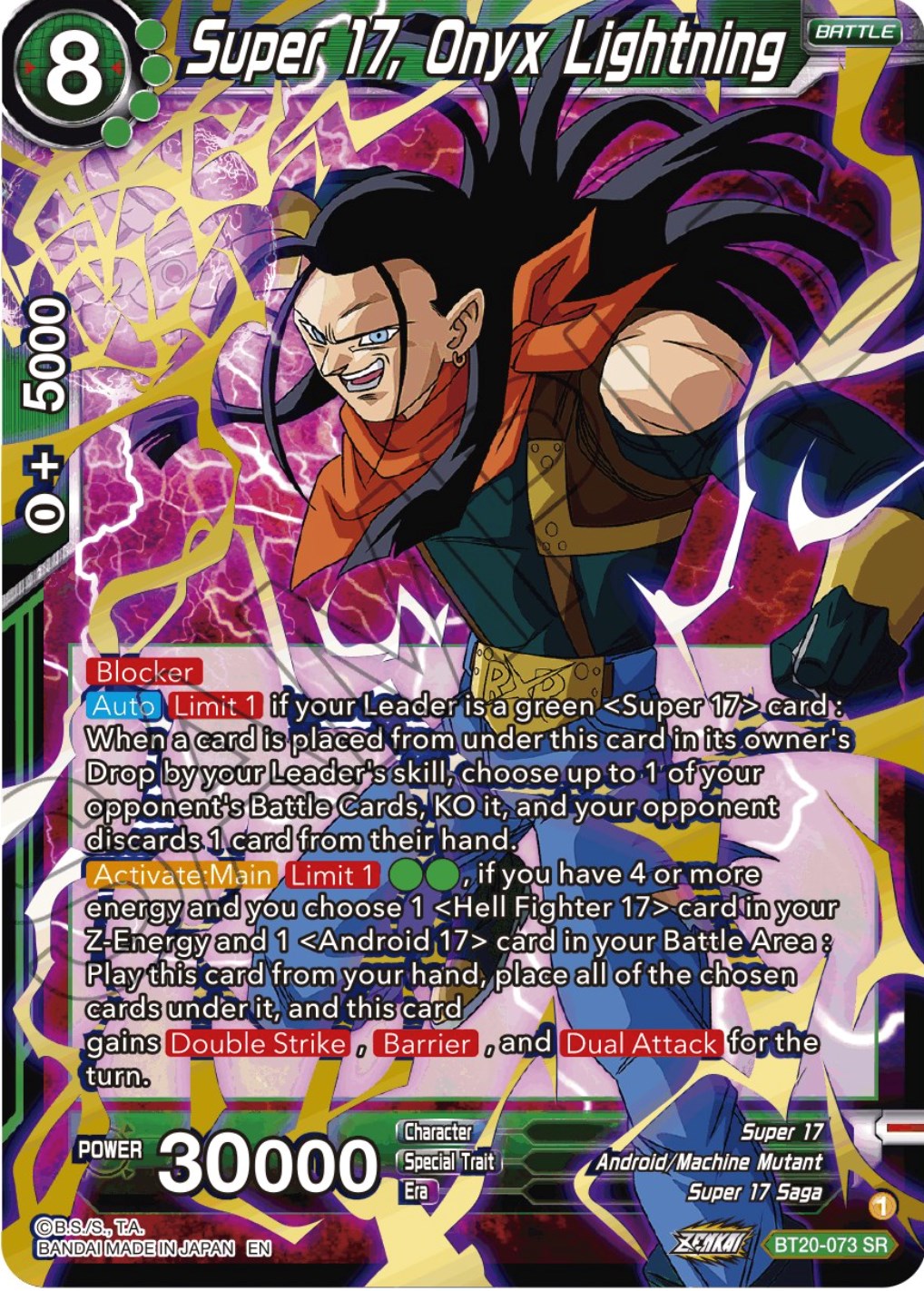 Super 17, Onyx Lightning (BT20-073) [Power Absorbed] | Good Games Adelaide SA