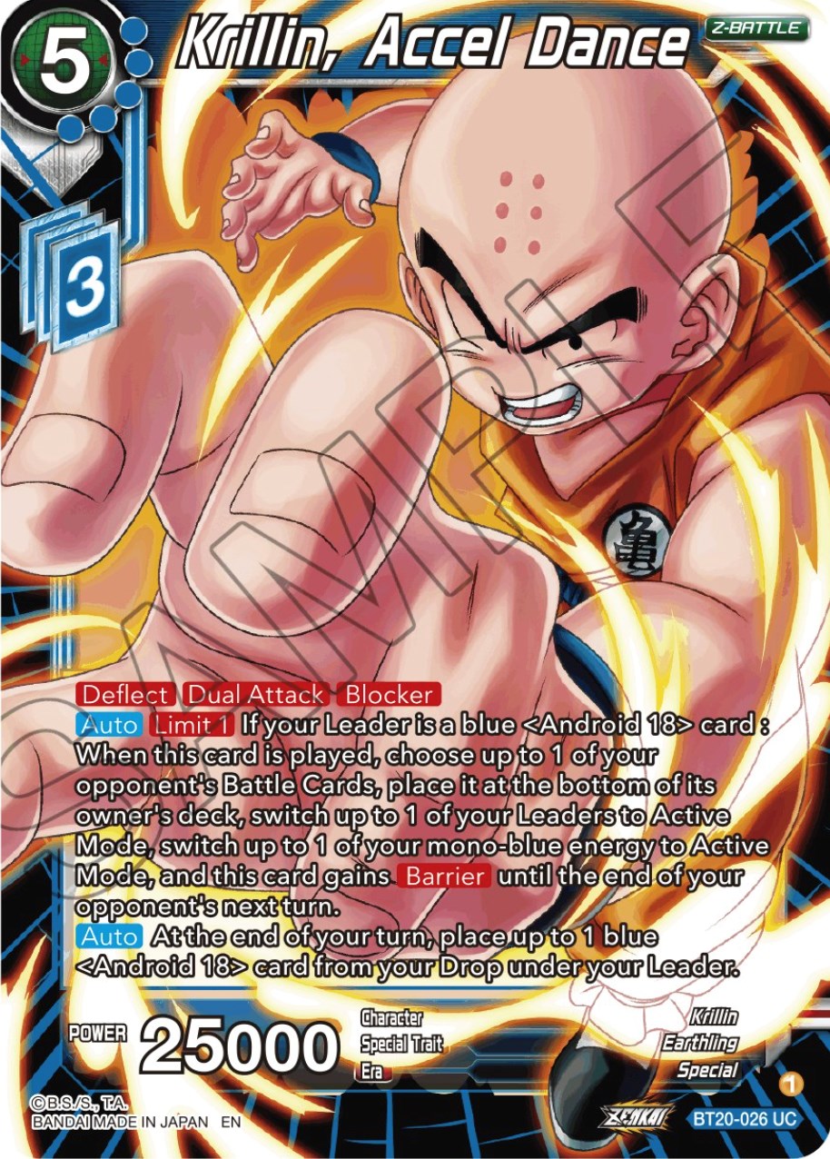 Krillin, Accel Dance (BT20-026) [Power Absorbed] | Good Games Adelaide SA