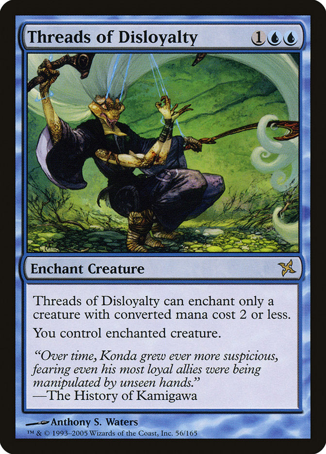 Threads of Disloyalty 56 (Betrayers of Kamigawa)  - Foil | Good Games Adelaide SA