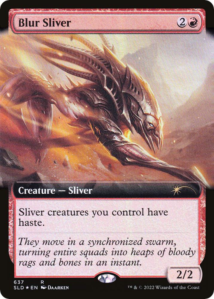 Blur Sliver Extended Art 637 (Secret Lair Drop Series)  - Foil | Good Games Adelaide SA