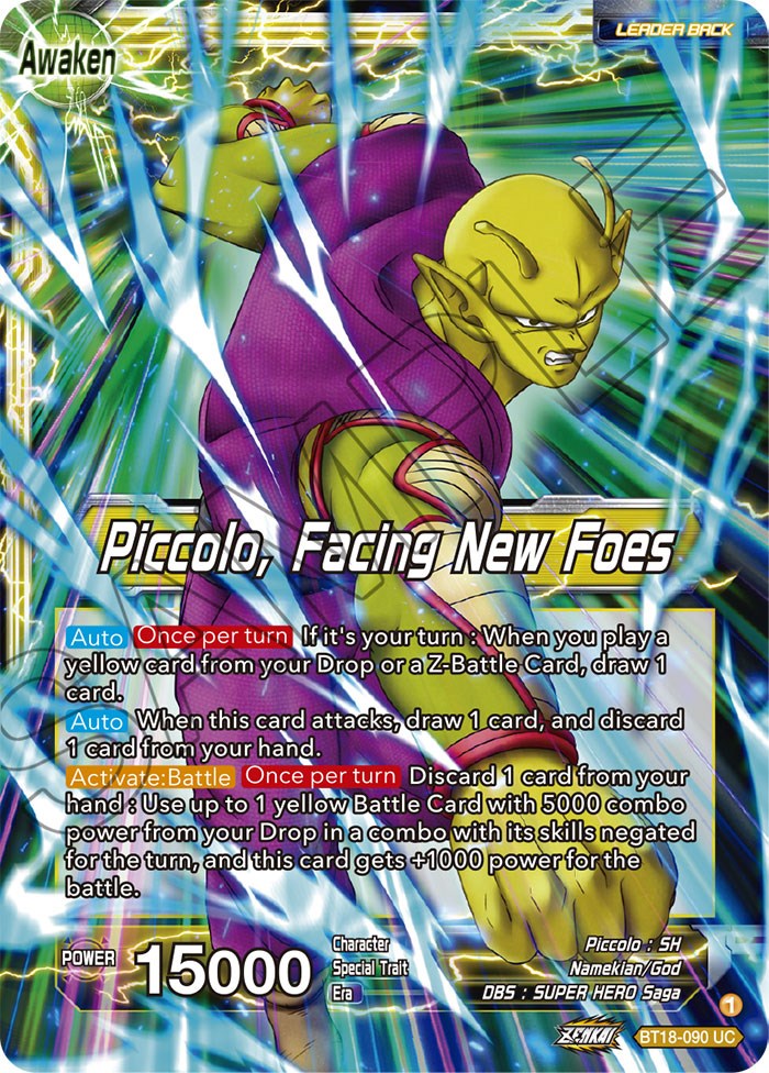 Piccolo // Piccolo, Facing New Foes (BT18-090) [Dawn of the Z-Legends] | Good Games Adelaide SA