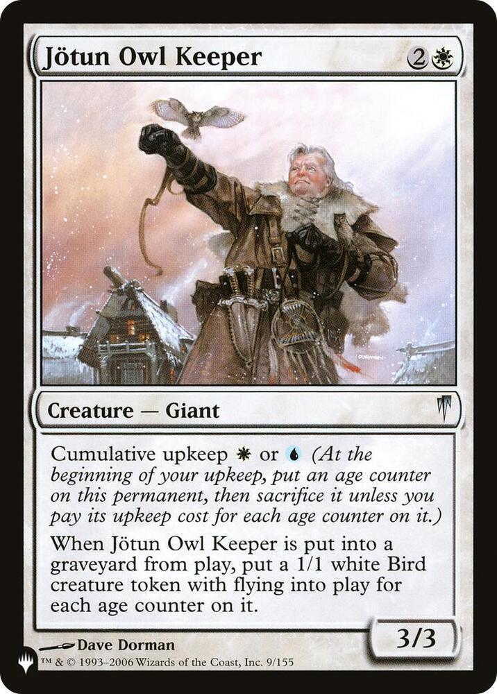Jotun Owl Keeper 9/155 (The List Reprints)  | Good Games Adelaide SA