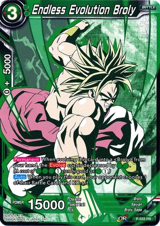 Endless Evolution Broly (Alternate Art) [P-033] | Good Games Adelaide SA