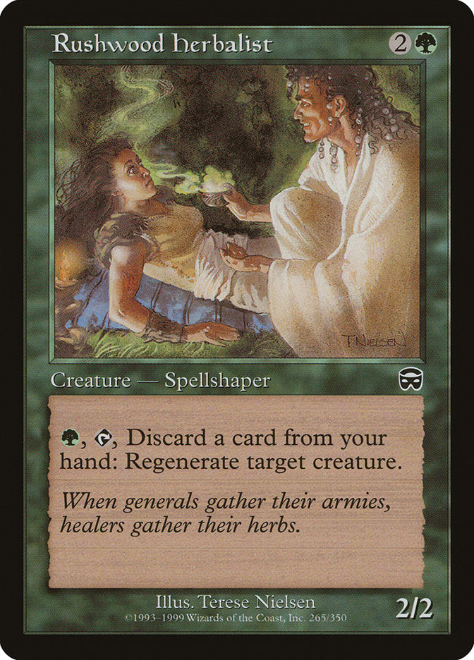 Rushwood Herbalist 265 (Mercadian Masques)  | Good Games Adelaide SA