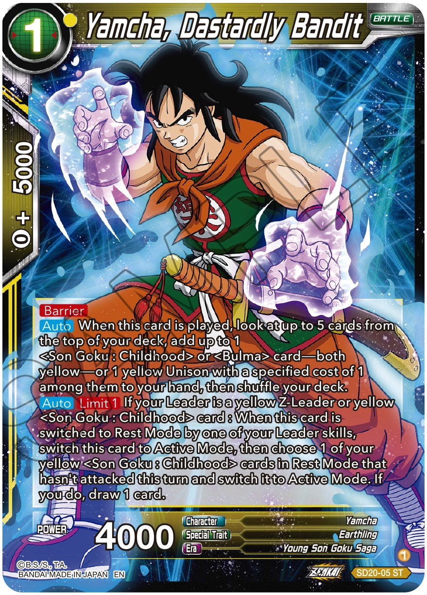 Yamcha, Dastardly Bandit (SD20-05) [Dawn of the Z-Legends] | Good Games Adelaide SA
