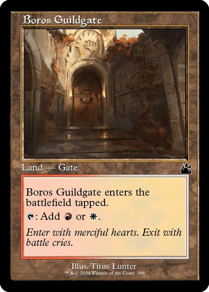 Boros Guildgate 398 (Ravnica Remastered)  - Foil | Good Games Adelaide SA