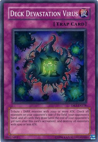 Deck Devastation Virus [DR3-EN178] Super Rare | Good Games Adelaide SA