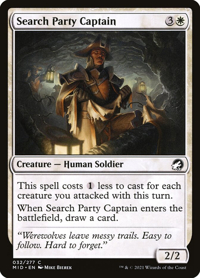 Search Party Captain 32 (Innistrad: Midnight Hunt)  - Foil | Good Games Adelaide SA