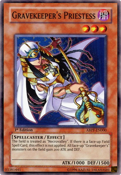 Gravekeeper's Priestess [ABPF-EN000] Super Rare | Good Games Adelaide SA