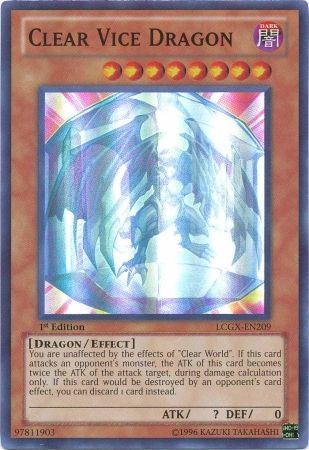 Clear Vice Dragon [LCGX-EN209] Super Rare | Good Games Adelaide SA