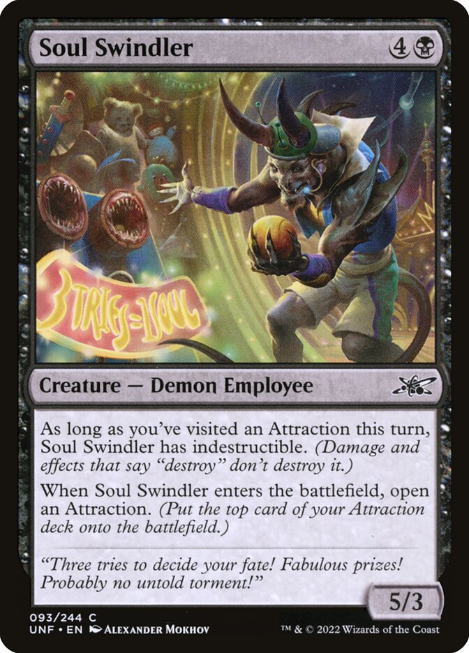 Soul Swindler 93 (Unfinity)  - Foil | Good Games Adelaide SA