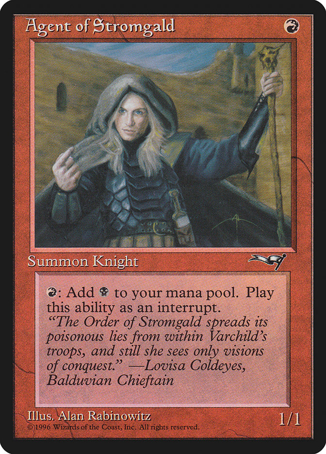 Agent of Stromgald (Holding Staff) [Alliances] | Good Games Adelaide SA