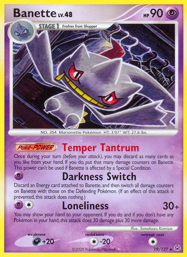 Banette (19/127) [Platinum: Base Set] | Good Games Adelaide SA