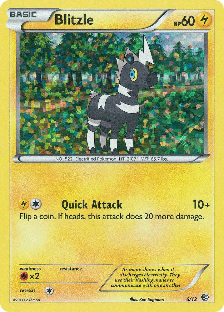 Blitzle 006/012 (McDonald's Promos 2011)  - Holofoil | Good Games Adelaide SA