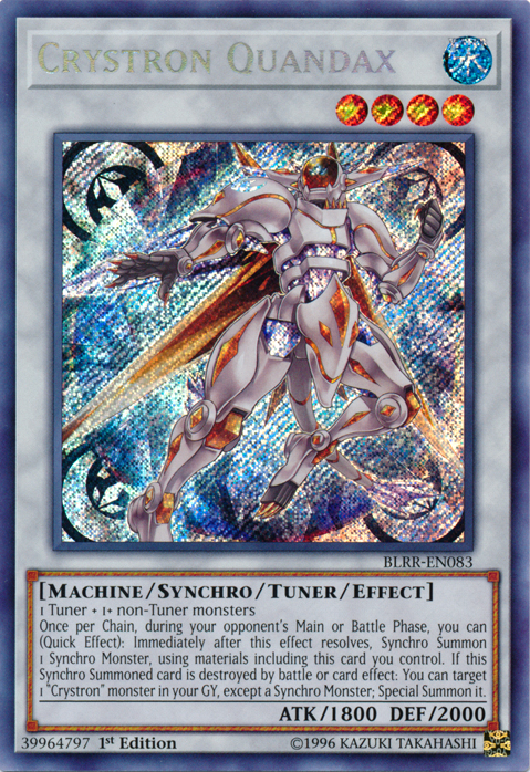 Crystron Quandax [BLRR-EN083] Secret Rare | Good Games Adelaide SA