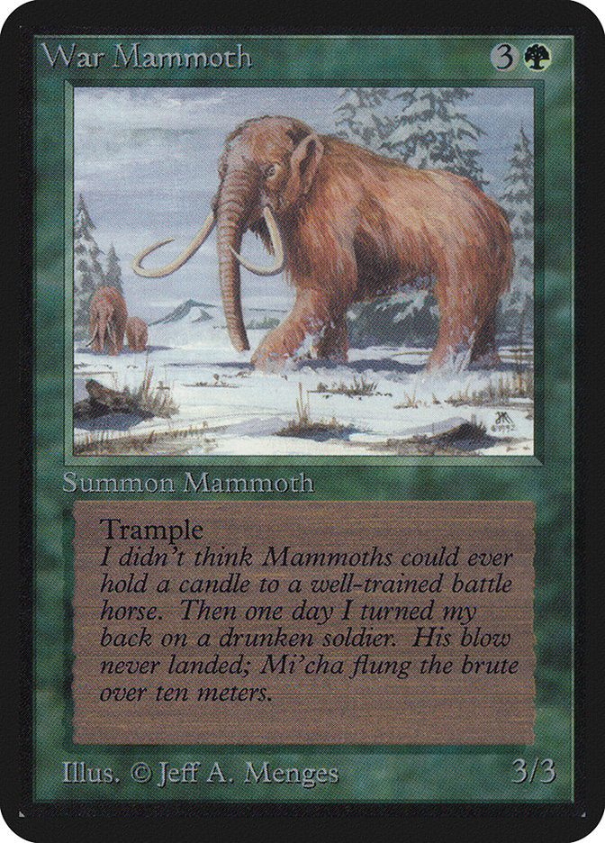 War Mammoth [Limited Edition Alpha] | Good Games Adelaide SA