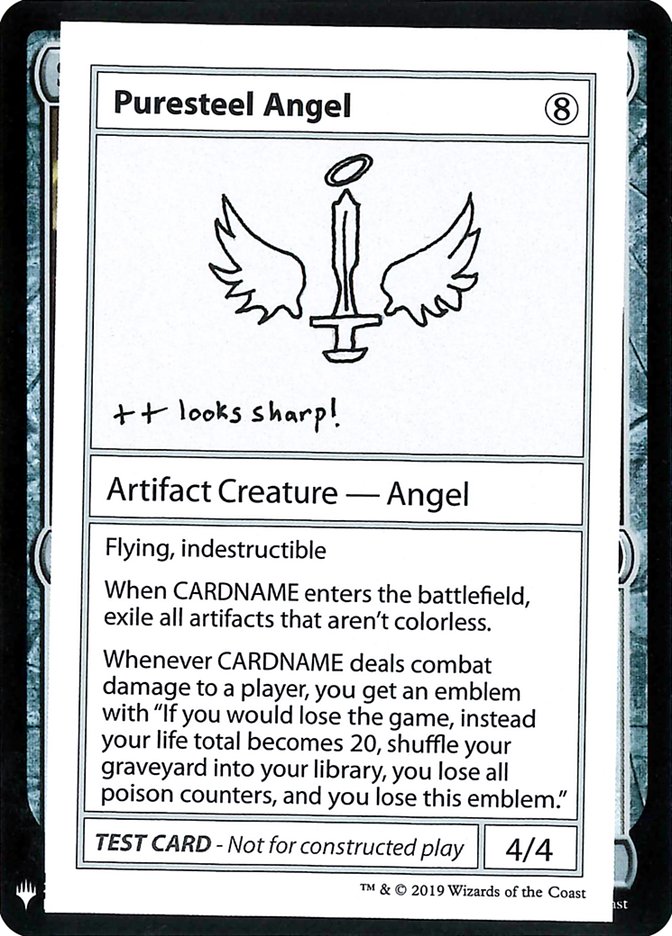 Puresteel Angel [Mystery Booster Playtest Cards] | Good Games Adelaide SA