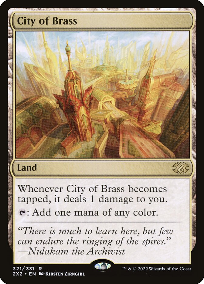City of Brass 321 (Double Masters 2022)  | Good Games Adelaide SA