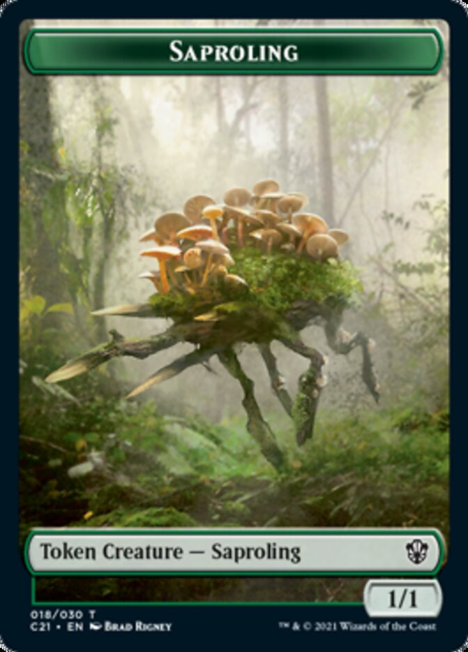 Food // Saproling Token [Commander 2021 Tokens] | Good Games Adelaide SA