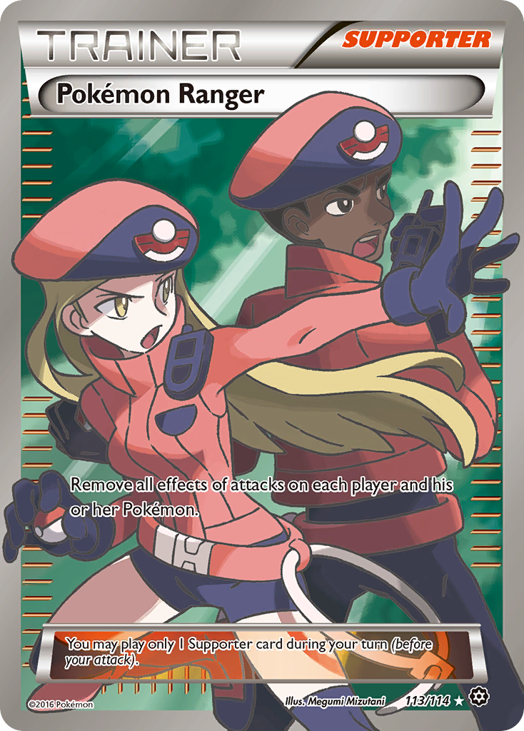 Pokemon Ranger (113/114) [XY: Steam Siege] | Good Games Adelaide SA
