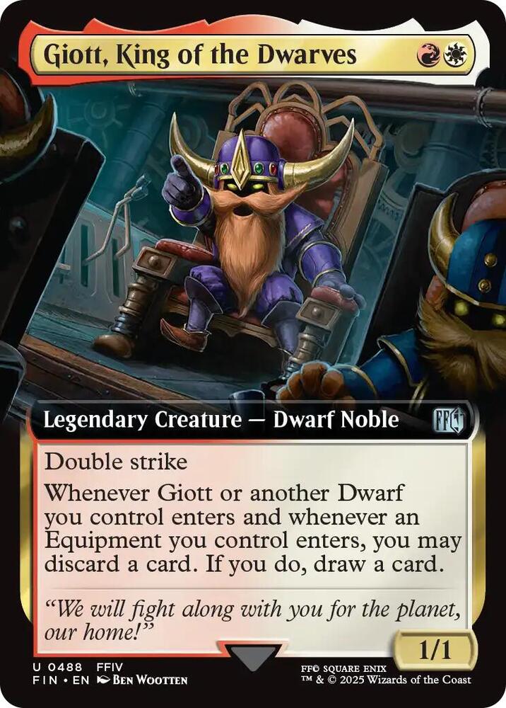 Giott, King of the Dwarves 488 (FINAL FANTASY)  - Extended Art  | Good Games Adelaide SA