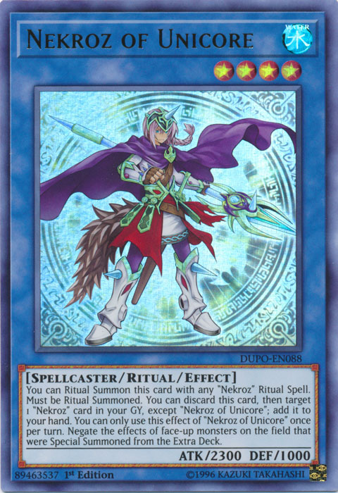 Nekroz of Unicore [DUPO-EN088] Ultra Rare | Good Games Adelaide SA
